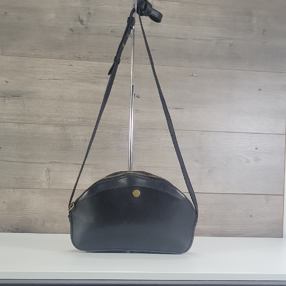 Madewell Black Leather Crossbody Bag